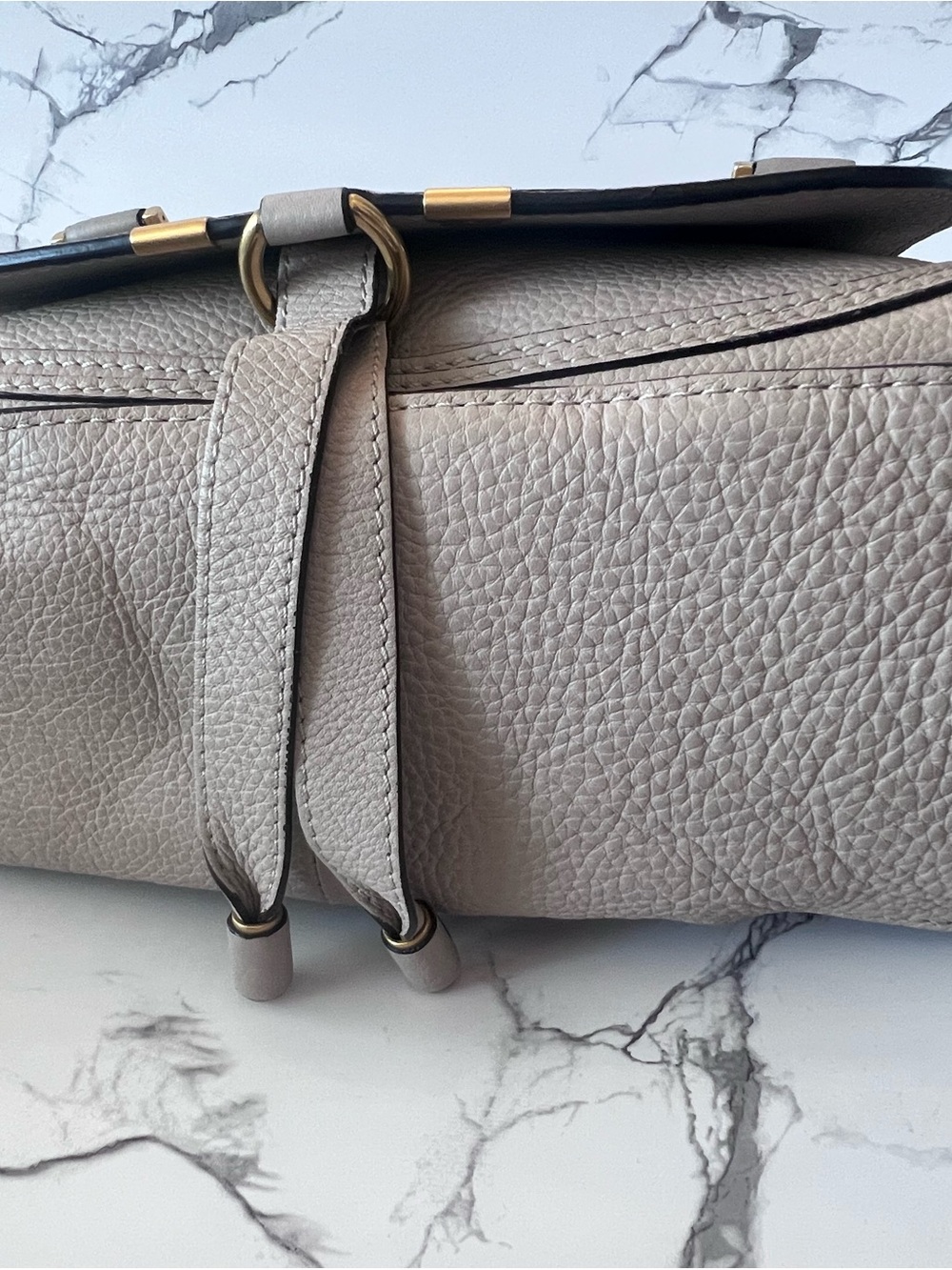 Chloe Marcie Leather Satchel - Picture 7 of 12